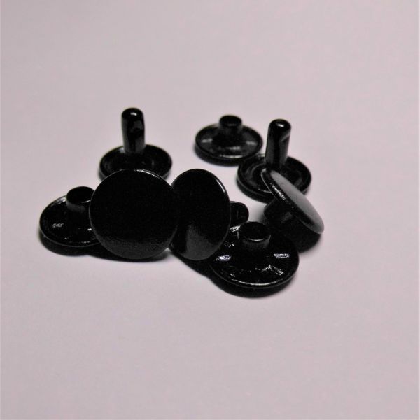 Hohlniete mit Deckel 11mm Ø geschlossen (Kurz) Schwarz